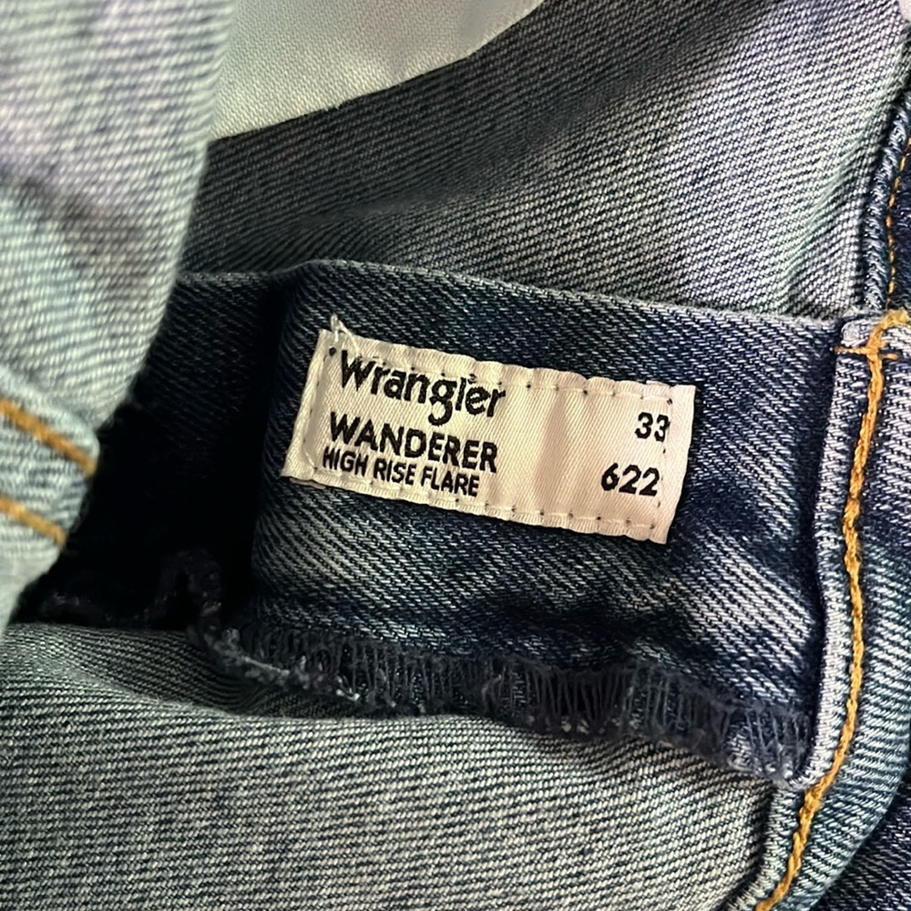 Wrangler Wanderer 622 High Rise Flare jeans size 33x30 - Picture 9 of 15